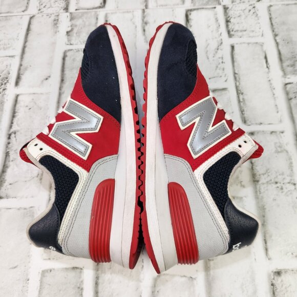 New Balance 574 Women's Sz 8 B Eclipse Red Classic Running Sneaker Shoes WL574SA - Picture 7 of 10